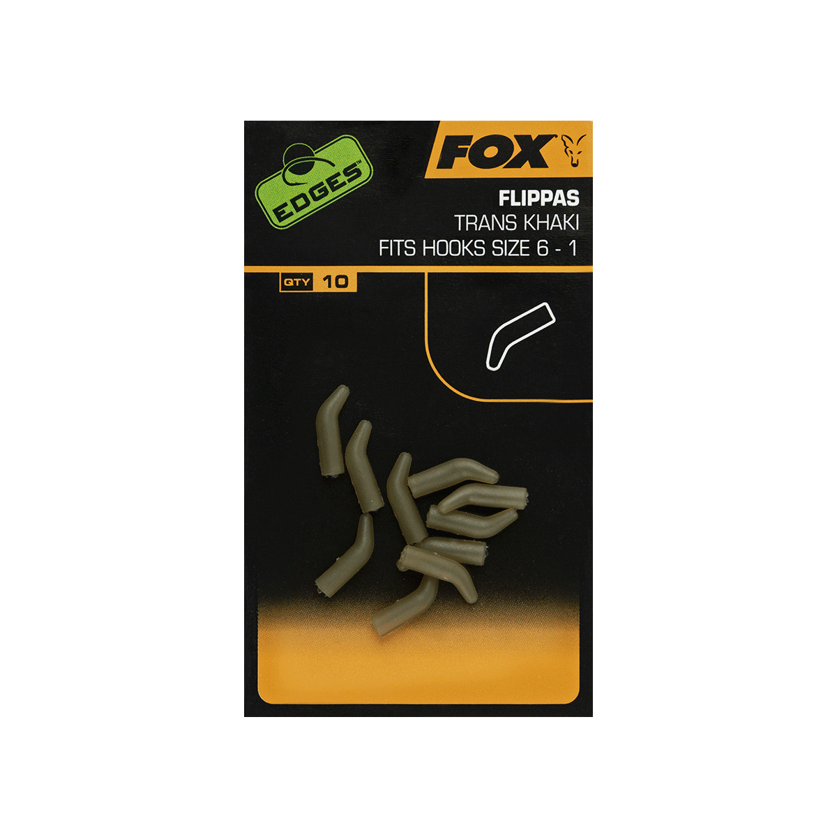 Fox Edges Flippas Size 7 - 10 Trans Khaki