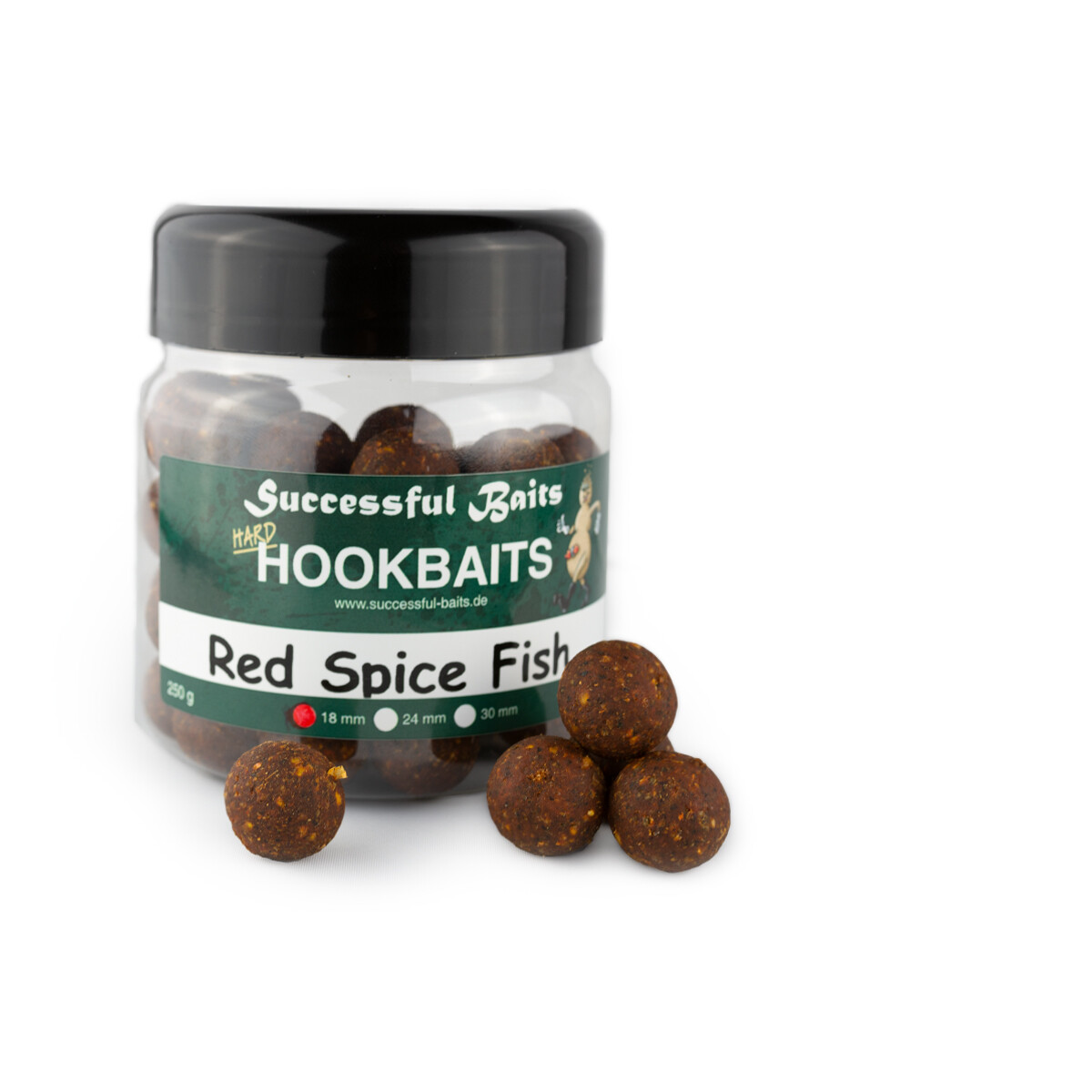 Hard Hookbaits Red Spice Fish 18mm