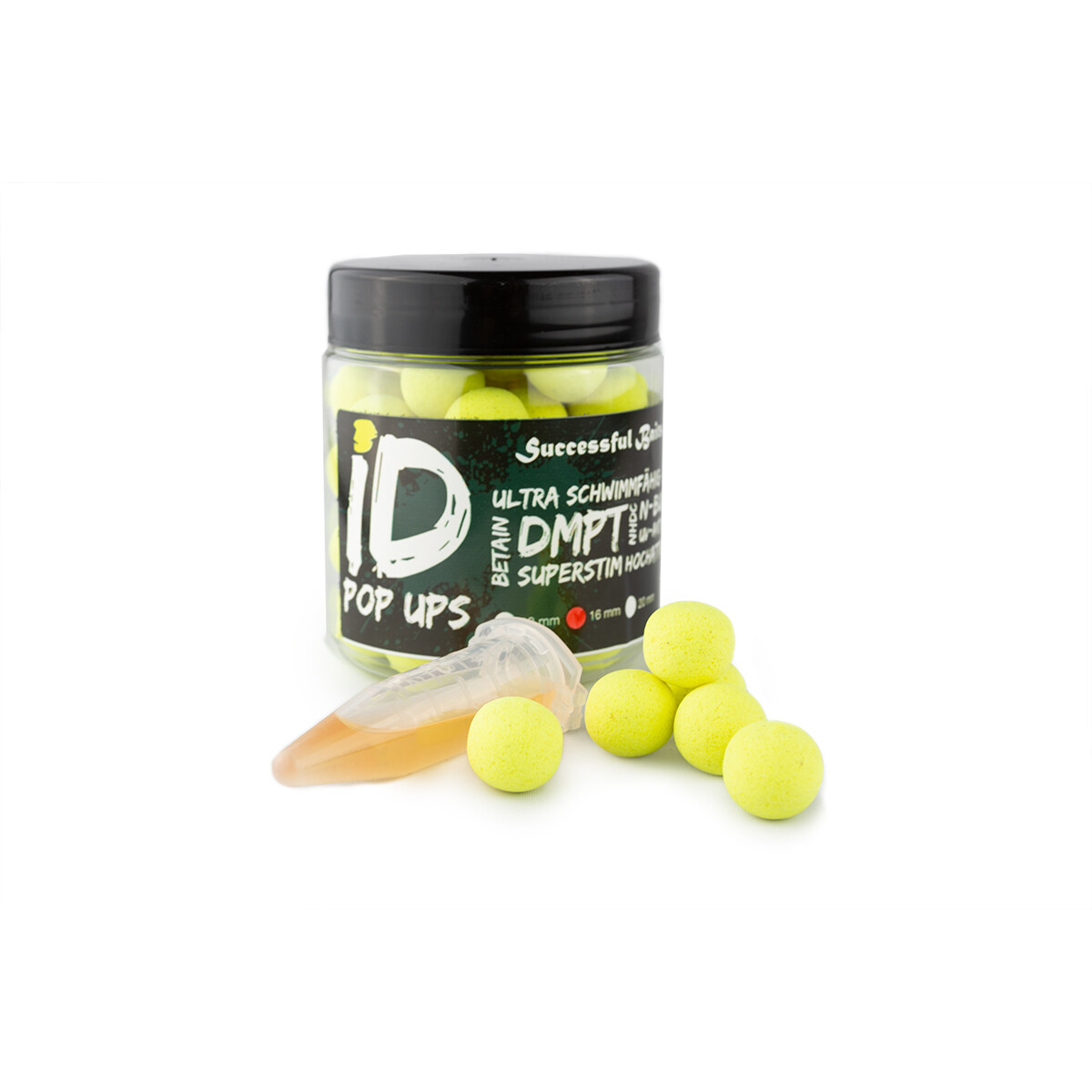 iD Pop Ups Neon Gelb 12mm Ferminello
