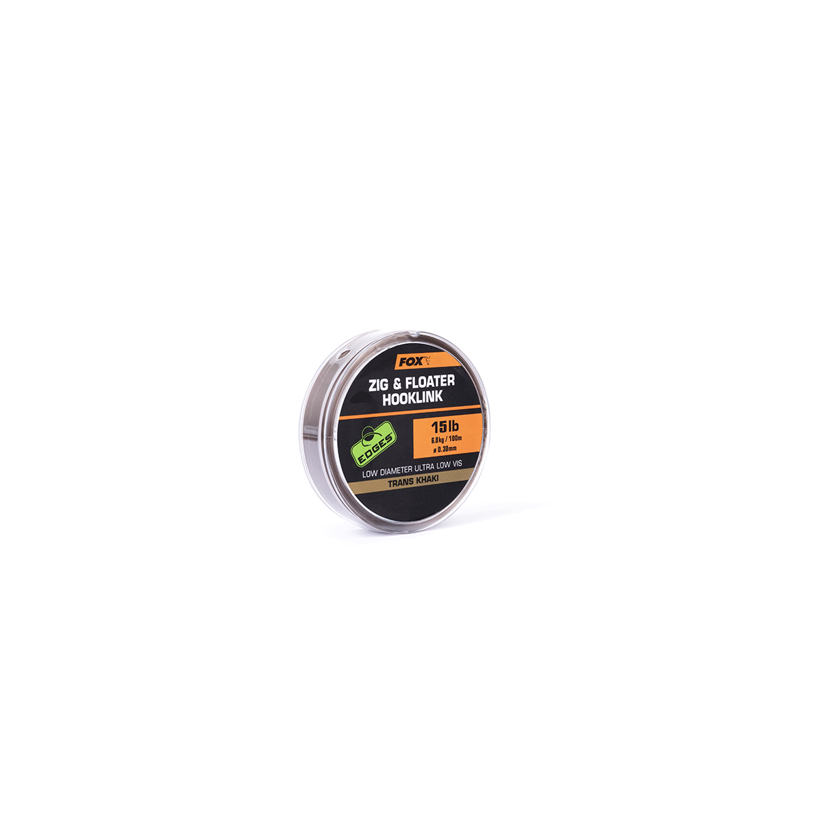 Fox Zig & Floater Hooklink Trans Khaki 12lb (5.44kg)