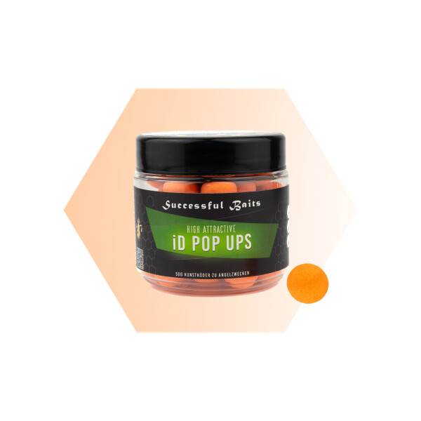 iD Pop Ups Neon Orange 14mm Wild Berry