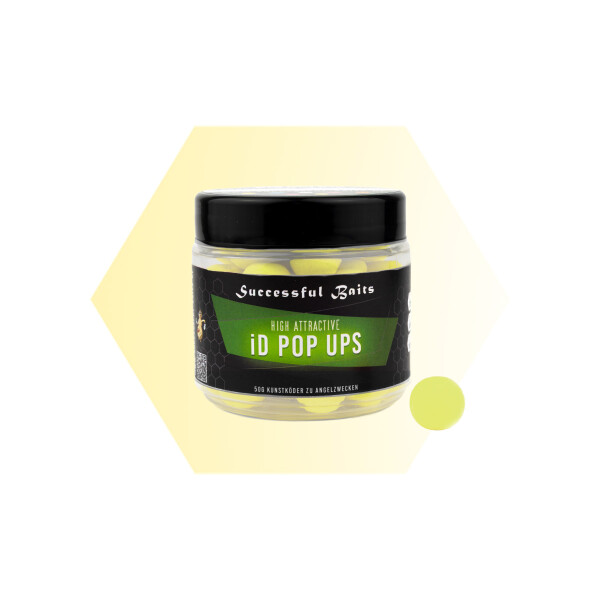 iD Pop Ups Washed Out Gelb 14mm PFX66