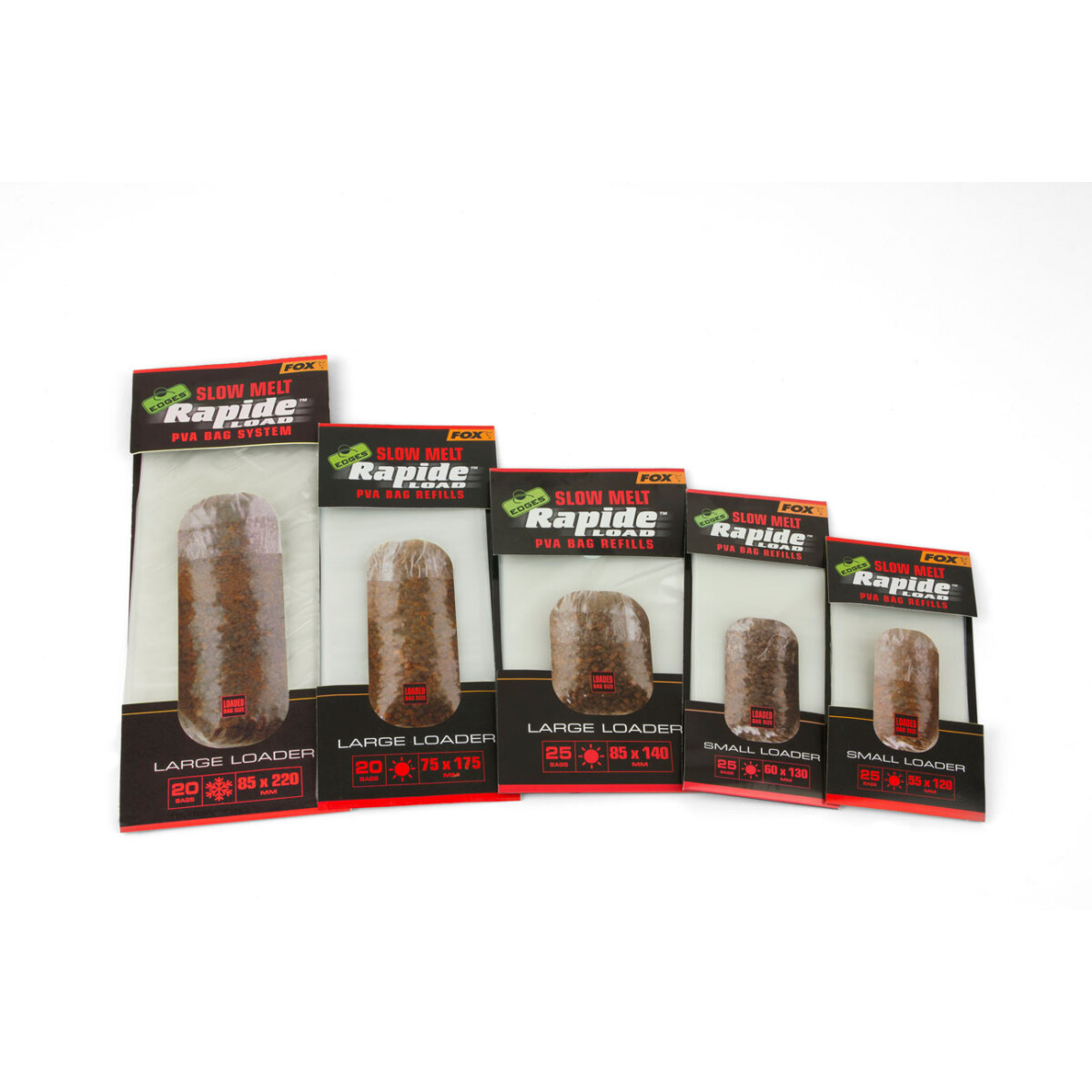 Fox Edges Rapide Load PVA Bag Refills - box