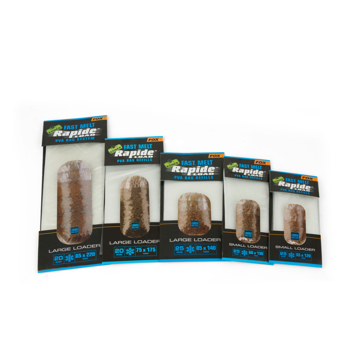 Fox Edges Rapide Load PVA Bag Refills - box