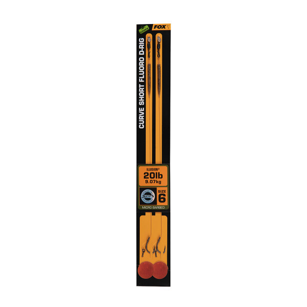 Fox Curve Short Fluoro D-Rigs 6 / 20lbs