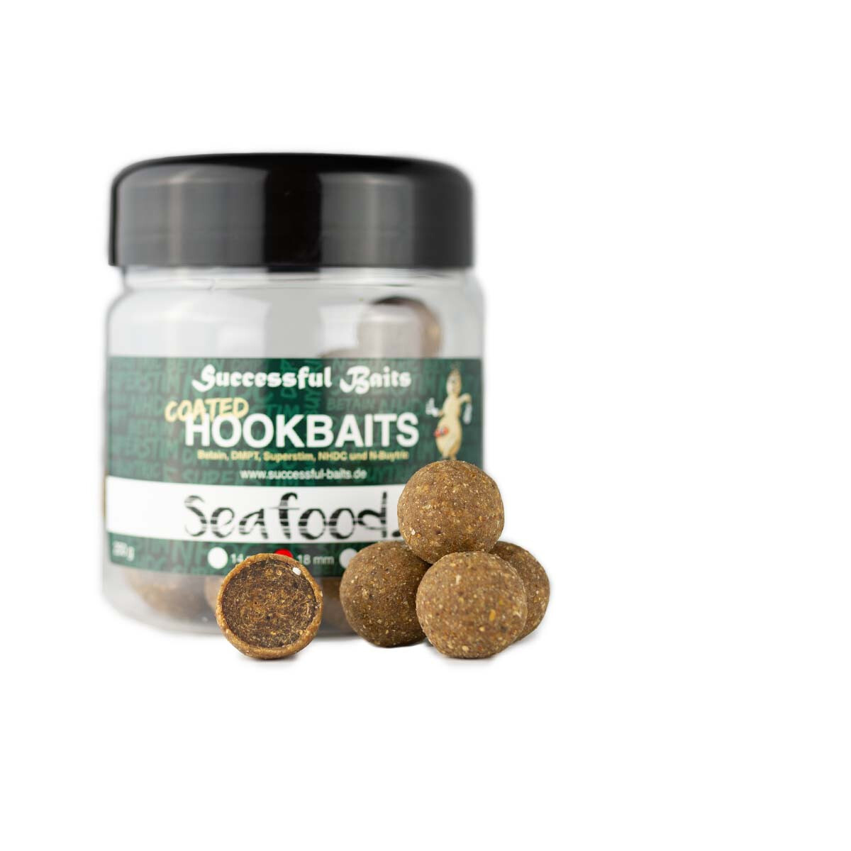 Coated Hookbaits Seafood 14mm