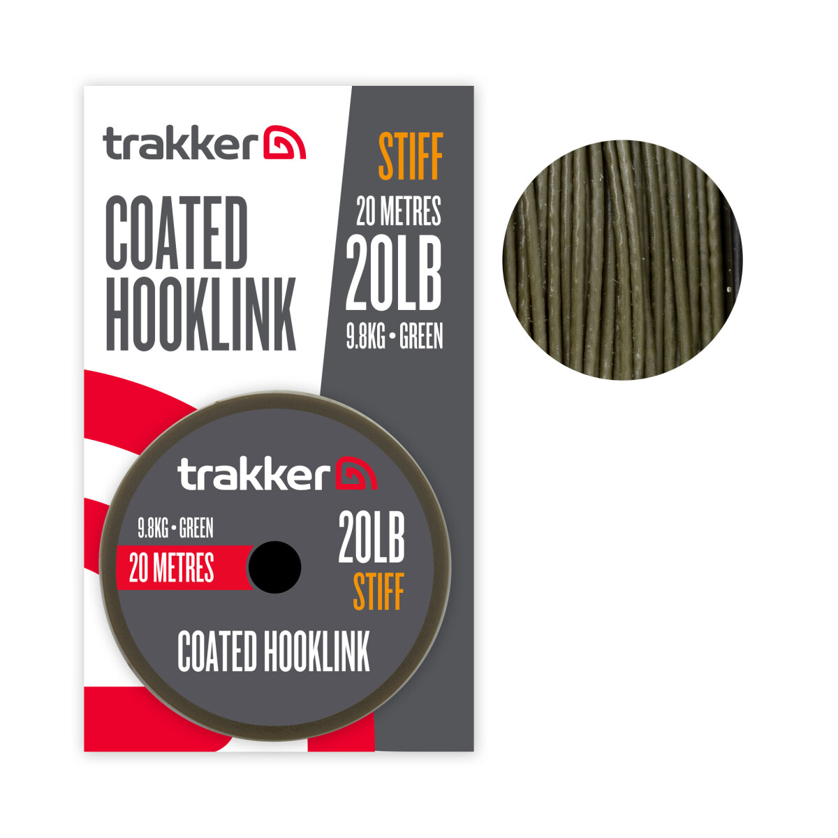 Trakker Stiff Coated Hooklink 20lb