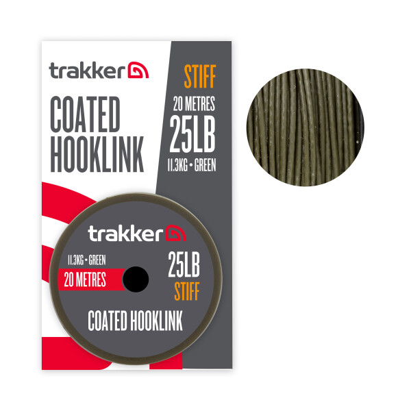 Trakker Stiff Coated Hooklink 25lb