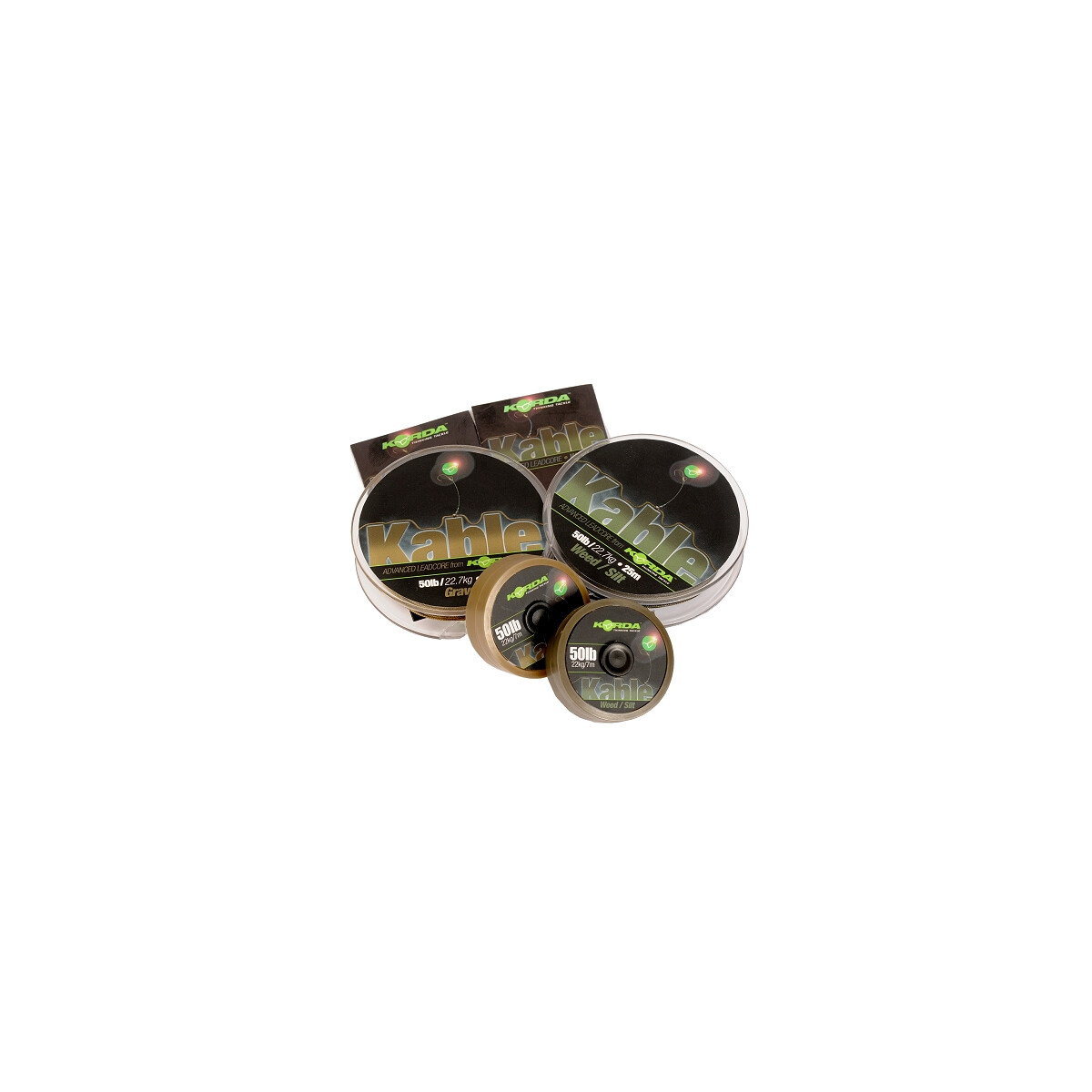 Korda Kable Tight Weave Leadcore 7m Weed