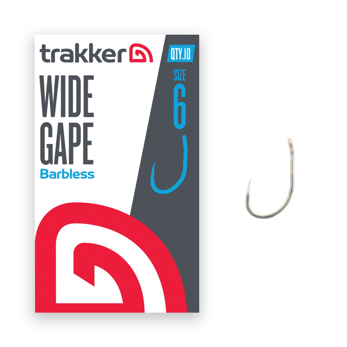 Trakker Wide Gape Barbless Haken 4