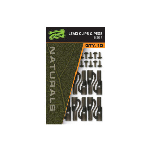 FOX Naturals Lead Clips &amp; Pegs Size 7