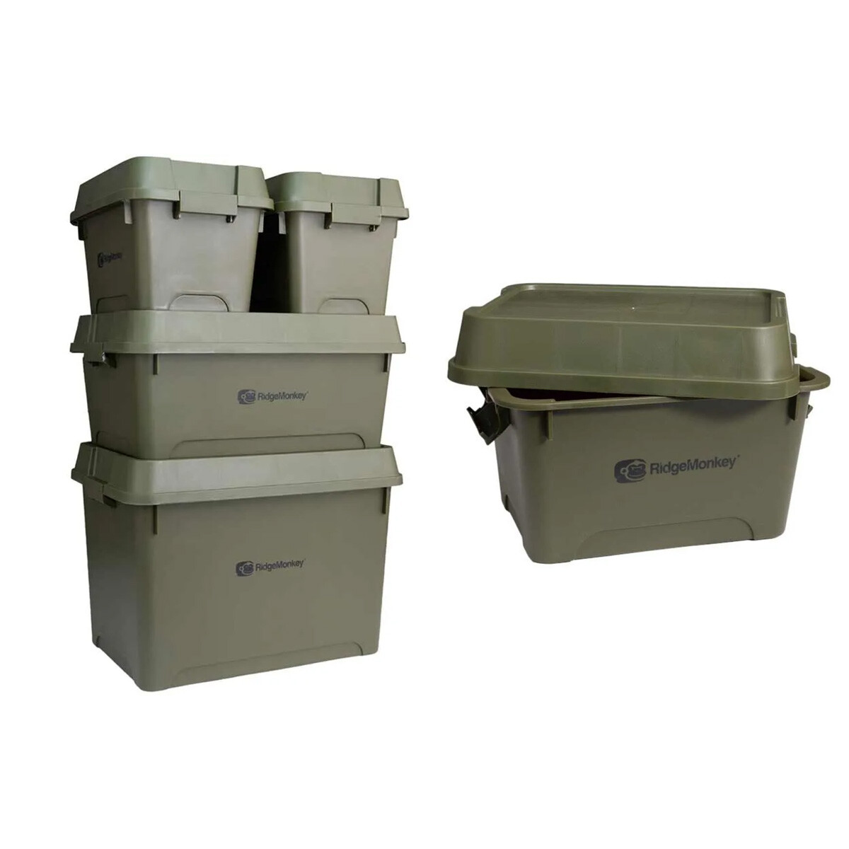 RidgeMonkey Stackable Storage Box 16L Gr box