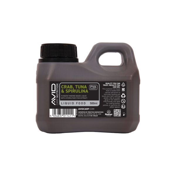Avid Crab, Tuna & Spirulina Liquid Food
