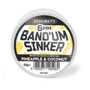 Sonubaits BandUm Sinkers Pineapple & Coconut - 6mm