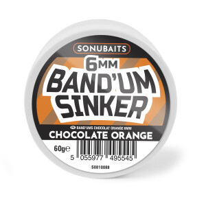 Sonubaits BandUm Sinkers Chocolate Orange - 6mm