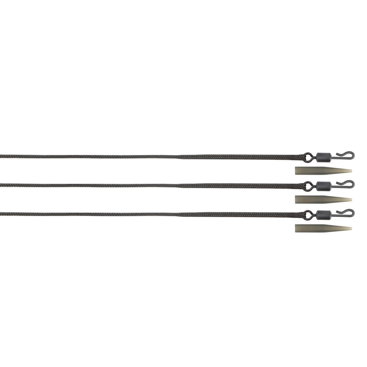 Fox Edges Naturals 50lb Leadcore Lead Clip Leaders 3pcs