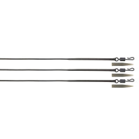 Fox Edges Naturals 50lb Leadcore Lead Clip Leaders 3pcs