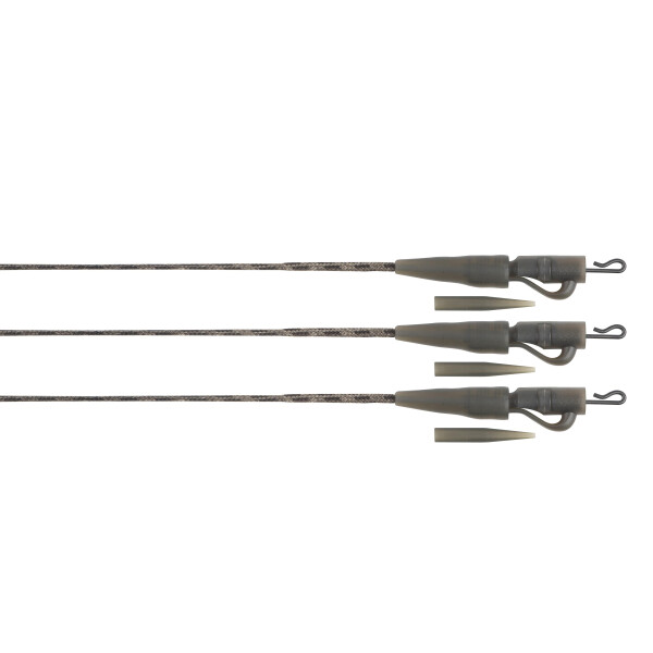 Fox Edges Naturals Submerge Lead Clip Leaders 40lb 3pcs