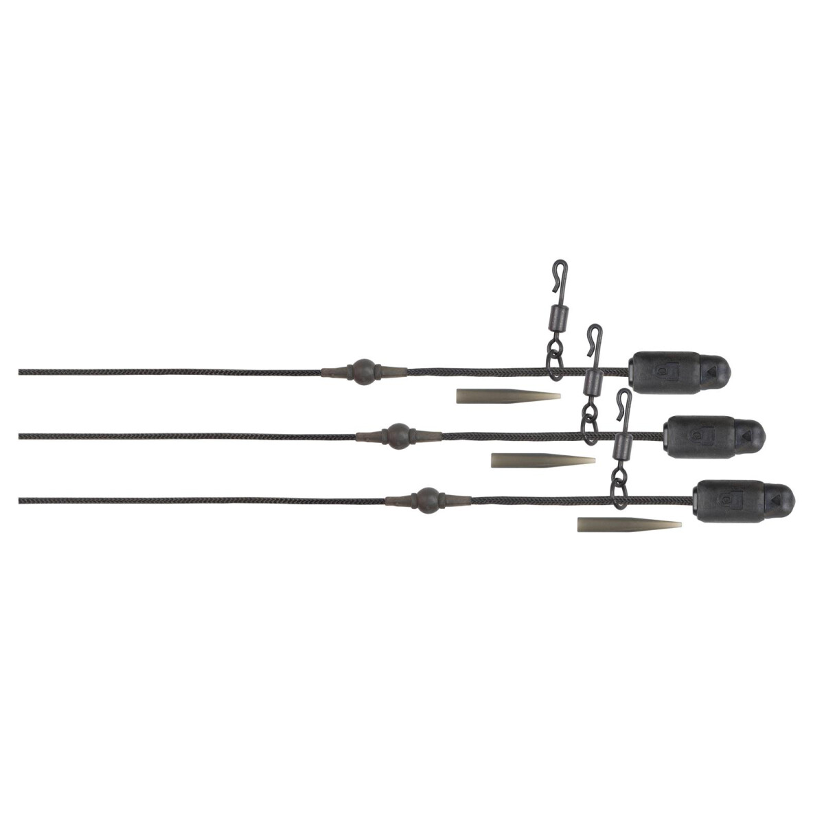 Fox Edges Naturals Heli-Clip Rigs 50lb Leadcore 3pcs