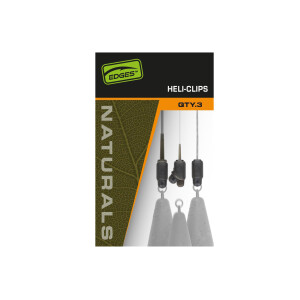 Fox Edges Naturals Heli-Clip 3pcs