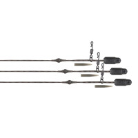 Fox Edges Naturals Heli-Clip Rigs 40lb Submerge 3pcs