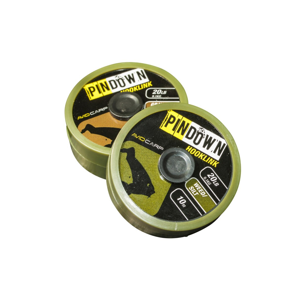 Avid Carp Pin Down Hooklink Weed/Silt 20lb