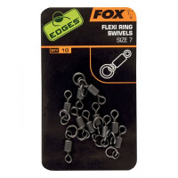 Fox Edges Flexi Ring Swivel Size 7