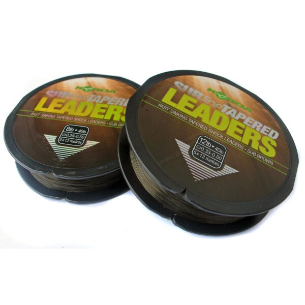 Korda Subline Tapered Leader 0,28 - 0,50mm