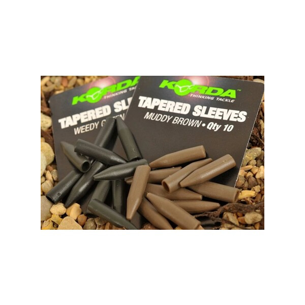 Korda Tapered Silicone Sleeves Brown