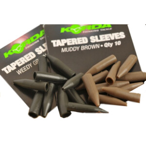 Korda Tapered Silicone Sleeves Brown