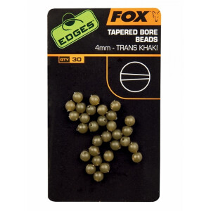 Fox Edges Tapered Bore Beads 4mm