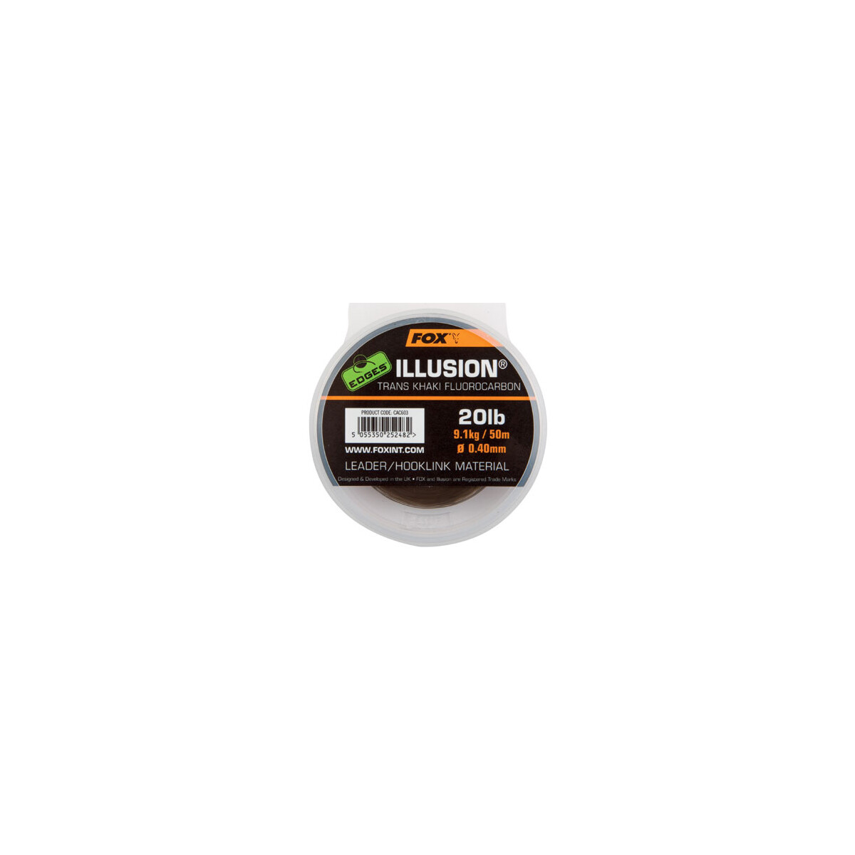 Fox Illusion Trans Khaki Fluorocarbon 20lb