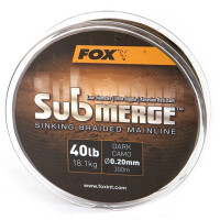 Fox Submerge Dark Camo 40lb 600m