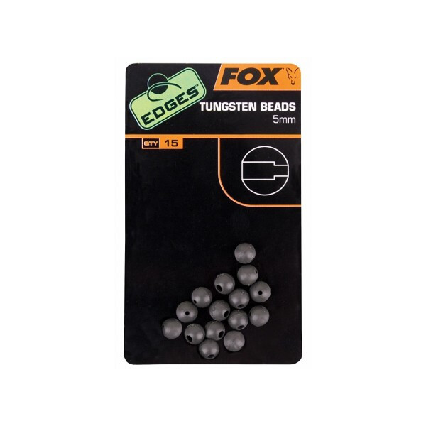 Fox Edges 5mm Tungsten Beads x 15