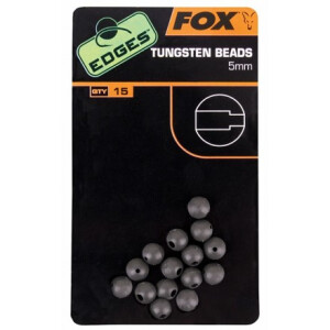 Fox Edges 5mm Tungsten Beads x 15