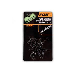 Fox Edges Kwik Change Drop Off Inline Swivel Size 7 x 8