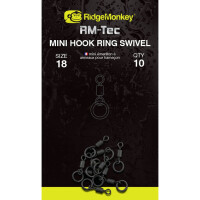 RidgeMonkey Mini Hook Ring Swivel - Size 18